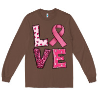 Chestnut Western Breast Cancer Love Long Sleeve Tee - RanaPortraitStore