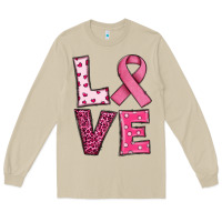 Mushroom Western Breast Cancer Love Long Sleeve Tee - RanaPortraitStore