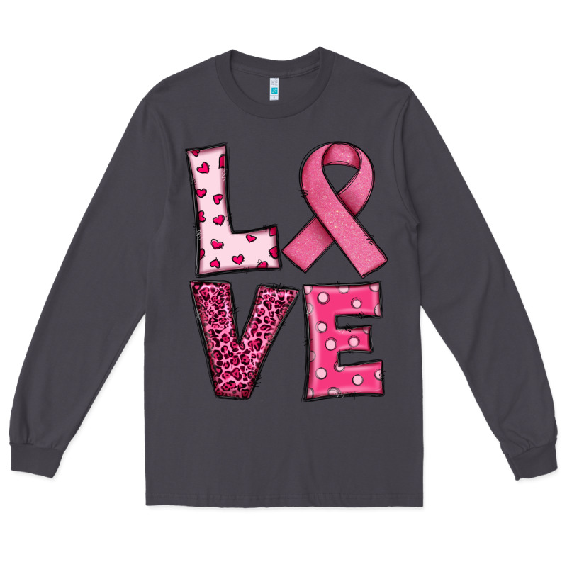Western Breast Cancer Love Long Sleeve Tee by RanaPortraitStore | Teevron