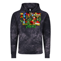 Cloud Black Christmas Texas Vintage Hoodie - MaliasSmallBusiness