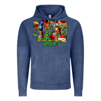 Vintage Denim Christmas Texas Vintage Hoodie - MaliasSmallBusiness