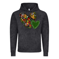 Vintage Black christmas heart Vintage Hoodie - RanaPortraitStore