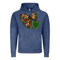 Vintage Denim christmas heart Vintage Hoodie - RanaPortraitStore