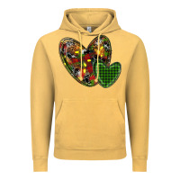 Vintage Mustard christmas heart Vintage Hoodie - RanaPortraitStore