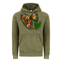 Vintage Olive christmas heart Vintage Hoodie - RanaPortraitStore