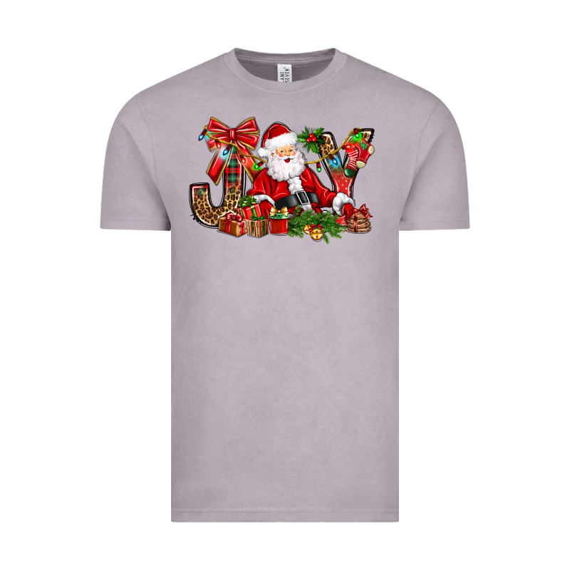 Joy Christmas With Santa Bbs Vintage Tee by BundleAndBundleShop | Teevron