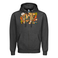 Charcoal Heather fall rt Zipper Hoodie - CowGirlArtShop