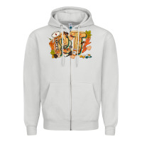 Dove Grey fall rt Zipper Hoodie - CowGirlArtShop