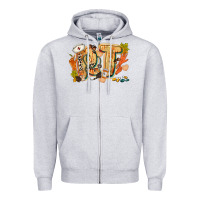 Heather Grey fall rt Zipper Hoodie - CowGirlArtShop