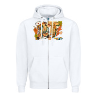 White fall rt Zipper Hoodie - CowGirlArtShop