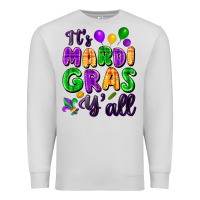 Dove Grey It's Mardi Gras y'all Premium Sweatshirt - FaDigitalArtStudio