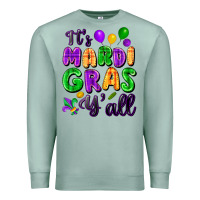 Seafoam It's Mardi Gras y'all Premium Sweatshirt - FaDigitalArtStudio