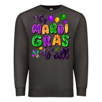 Smoke It's Mardi Gras y'all Premium Sweatshirt - FaDigitalArtStudio