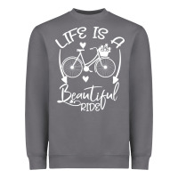 Life Is A Beautiful Ride Heavyweight Sweatshirt | Teevron
