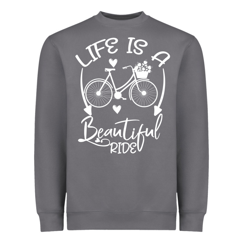 Life Is A Beautiful Ride Heavyweight Sweatshirt by Bettercallsaul | Teevron