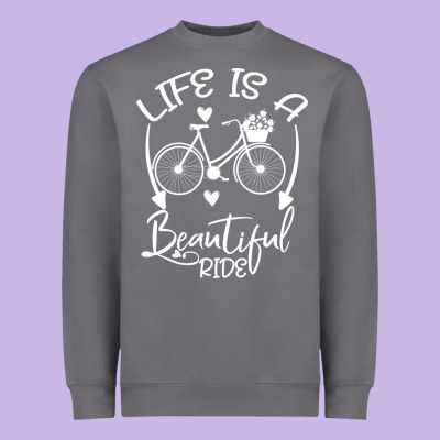 Life Is A Beautiful Ride Heavyweight Sweatshirt Designed By Bettercallsaul