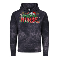 Cloud Black Registered Nurse Christmas Vintage Hoodie - MaliasSmallBusiness