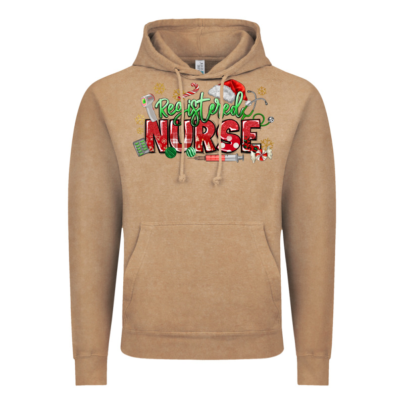 Registered Nurse Christmas Vintage Hoodie by MaliasSmallBusiness | Teevron