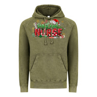 Vintage Olive Registered Nurse Christmas Vintage Hoodie - MaliasSmallBusiness