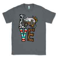 Charcoal Heather love caravan Classic Tee - CowhideDigitalArt