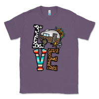 Lavender love caravan Classic Tee - CowhideDigitalArt