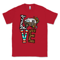 Red love caravan Classic Tee - CowhideDigitalArt