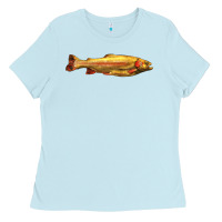Baby Blue golden trout west virginia Ladies Tee - LillyAllenDesigns