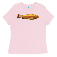 Bubblegum Pink golden trout west virginia Ladies Tee - LillyAllenDesigns