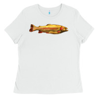 White golden trout west virginia Ladies Tee - LillyAllenDesigns