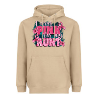 Mushroom i wear pink for my aunt Heavyweight Hoodie - FaDigitalArtStudio