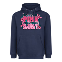 Navy i wear pink for my aunt Heavyweight Hoodie - FaDigitalArtStudio