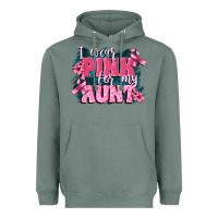 Sage i wear pink for my aunt Heavyweight Hoodie - FaDigitalArtStudio