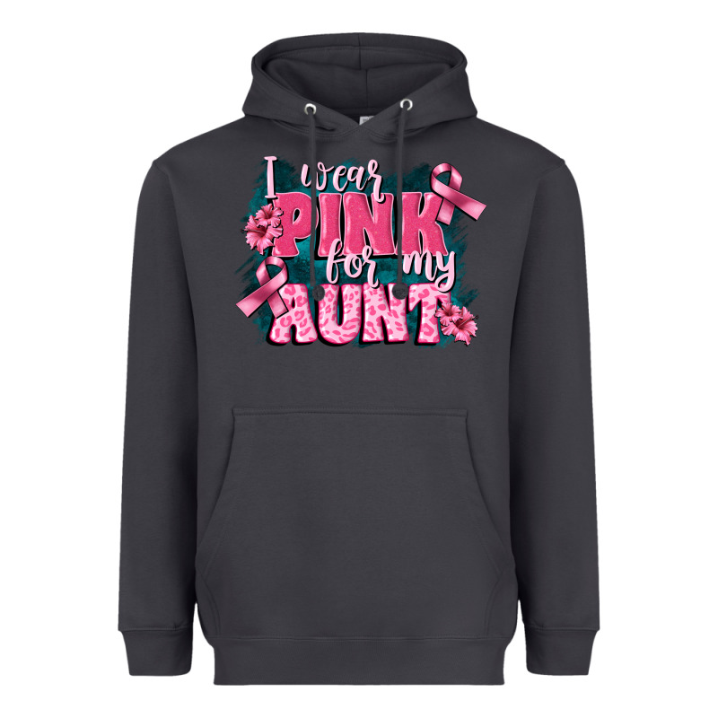I Wear Pink For My Aunt Heavyweight Hoodie by FaDigitalArtStudio | Teevron