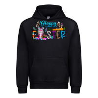 Black happy easter coffee Urban Hoodie - CowhideDigitalArt