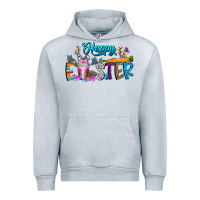 Heather Grey happy easter coffee Urban Hoodie - CowhideDigitalArt