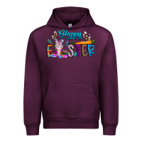 Mauve Wine happy easter coffee Urban Hoodie - CowhideDigitalArt