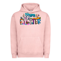 Pigment Salmon happy easter coffee Urban Hoodie - CowhideDigitalArt