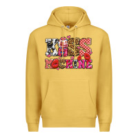 Antique Gold kiss machine with lips olivia Premium Hoodie - OliviaCreatesArt