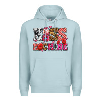 Blue Mist kiss machine with lips olivia Premium Hoodie - OliviaCreatesArt