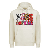 Oatmeal Heather kiss machine with lips olivia Premium Hoodie - OliviaCreatesArt