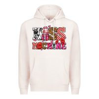Pale Pink kiss machine with lips olivia Premium Hoodie - OliviaCreatesArt