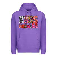 Purple kiss machine with lips olivia Premium Hoodie - OliviaCreatesArt