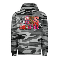 Slate Camo kiss machine with lips olivia Premium Hoodie - OliviaCreatesArt
