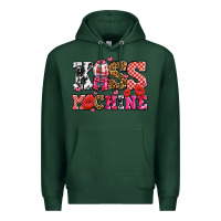 Sports Green kiss machine with lips olivia Premium Hoodie - OliviaCreatesArt