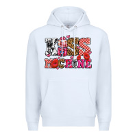 White kiss machine with lips olivia Premium Hoodie - OliviaCreatesArt