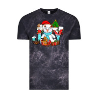 Cloud Black joy christmas with snowman bbs Vintage Tee - BundleAndBundleShop