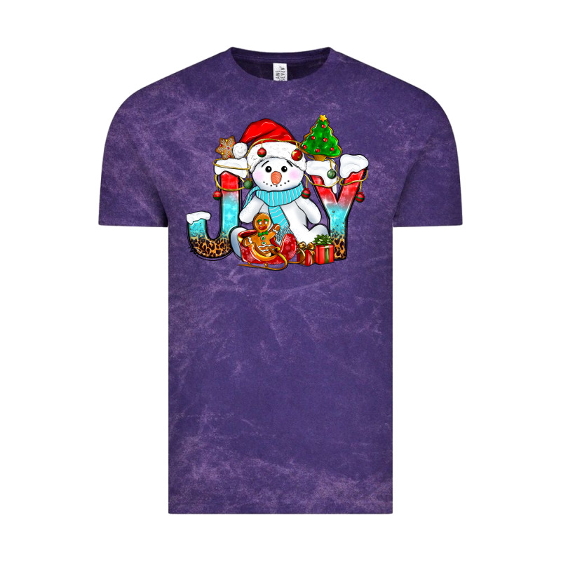 Joy Christmas With Snowman Bbs Vintage Tee by BundleAndBundleShop | Teevron