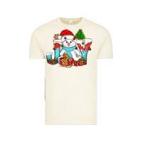 Vintage Arctic joy christmas with snowman bbs Vintage Tee - BundleAndBundleShop