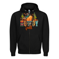 Black howdy fall Zipper Hoodie - CowGirlArtShop
