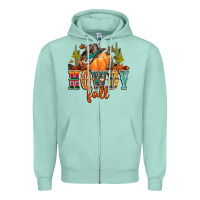 Seafoam howdy fall Zipper Hoodie - CowGirlArtShop